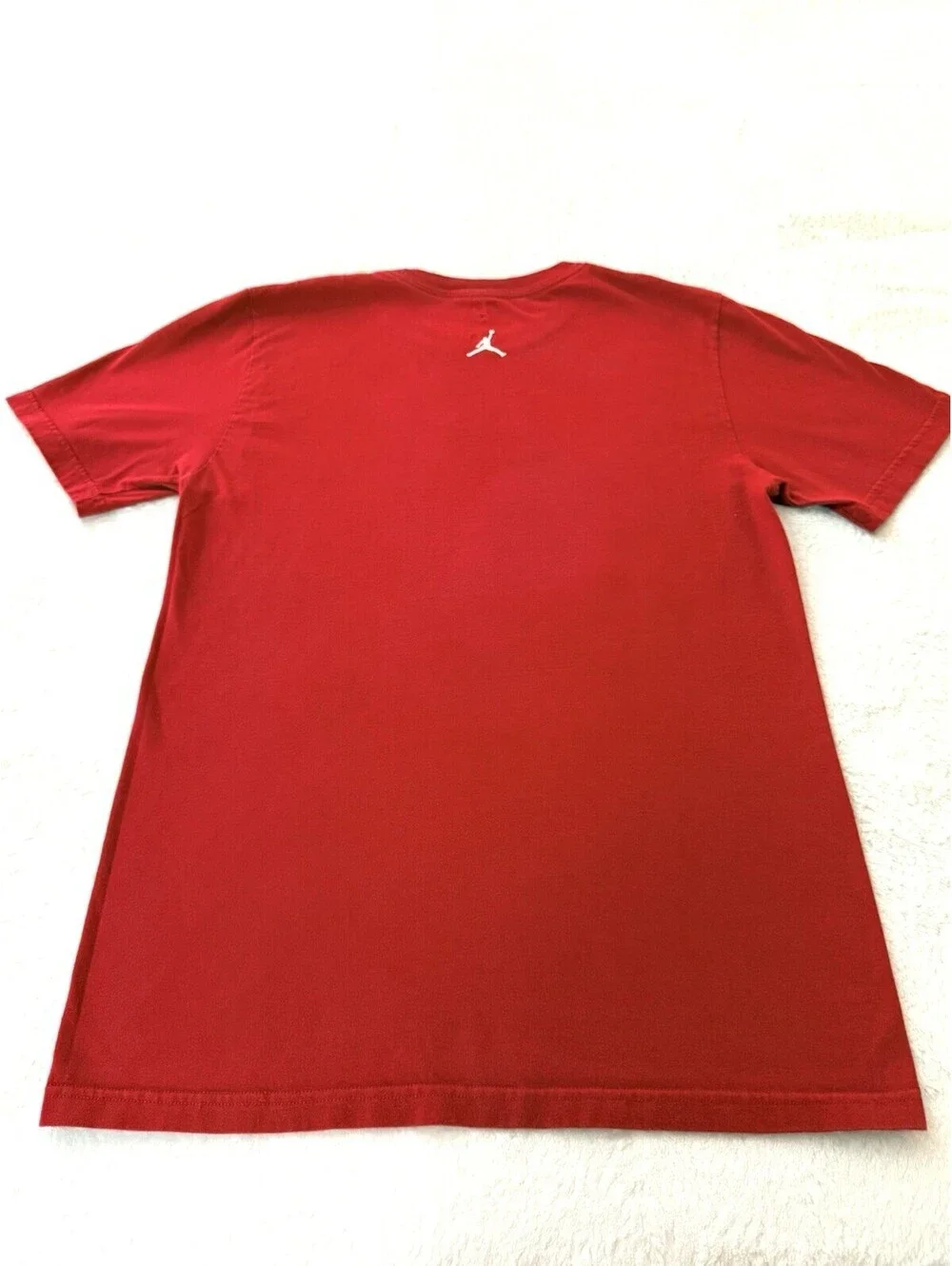 Jordan Air Jumpman Graphic T-Shirt Men’s Small Red 100% Cotton Short Sleeve